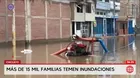 Chiclayo: Más de 15 mil familias del pueblo joven 9 de Octubre temen nuevas inundaciones por lluvias