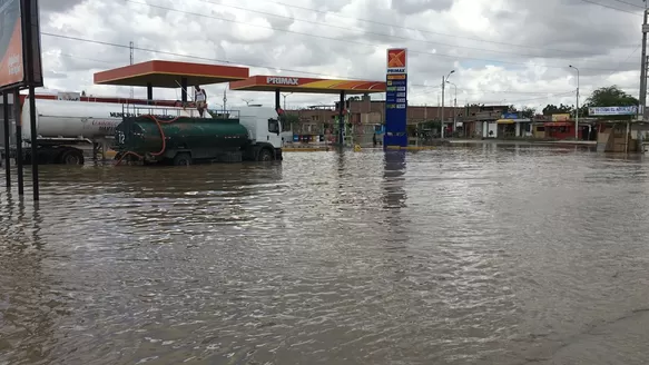 Inundaciones en Chiclayo. Foto: Difusión