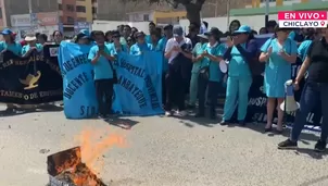 La protesta busca concienciar sobre las condiciones precarias en las que trabajan y la urgente necesidad de un aumento en los recursos. / Video: Canal N