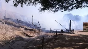 Incendio afectó complejo arqueológico Ventarrón. Foto: peru21.pe