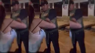 Desató su furia contra un policía