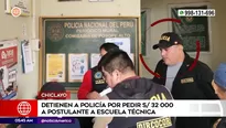 Policía pidió dinero a postulante a escuela técnica en Chiclayo. Foto y video: América Noticias