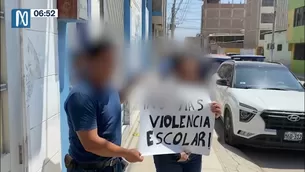 Profesora fue separada de un colegio en Chiclayo. Foto y video: Canal N