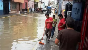 Chiclayo sigue con problemas con su sistema de desagüe. Foto: archivo Perú 21.