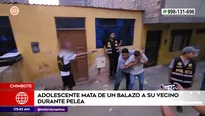 Adolescente mató a su vecino en Chimbote. Foto y video: América Noticias