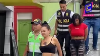 Las cuatro mujeres fueron detenidas y están siendo investigadas por la Fiscalía. / Video: América Noticias