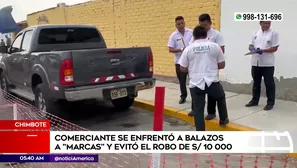 Comerciante se enfrentó a delincuentes en Chimbote. Foto y video: América Noticias