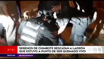 Vecinos casi queman vivo a ladrón en Chimbote. América Noticias