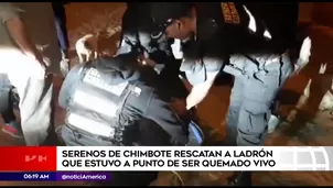 Vecinos casi queman vivo a ladrón en Chimbote. América Noticias