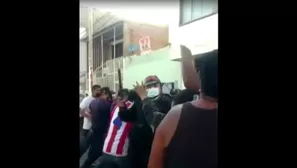 Enfrentamientos en Chimbote. Foto: captura de video Canal N.