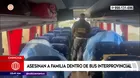 Chincha: Hombre asesinó a familia de extranjeros dentro de un bus interprovincial