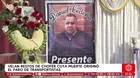 Chofer asesinado en SJM: Velan restos y piden justicia