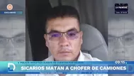 Chofer de camión asesinado en San Martín de Porres por sicarios