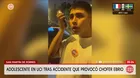 Chofer ebrio deja menor en UCI en San Martín de Porres