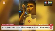 Chofer ebrio deja menor en UCI en San Martín de Porres