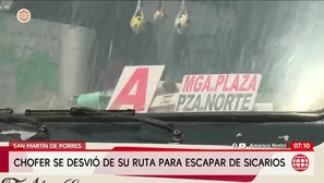 Chofer escapa de sicarios tras ataque a balazos en SMP. Foto y video: AN