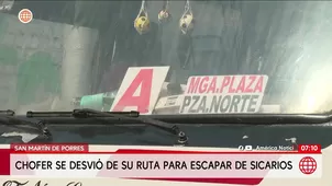 Chofer escapa de sicarios tras ataque a balazos en SMP. Foto y video: AN