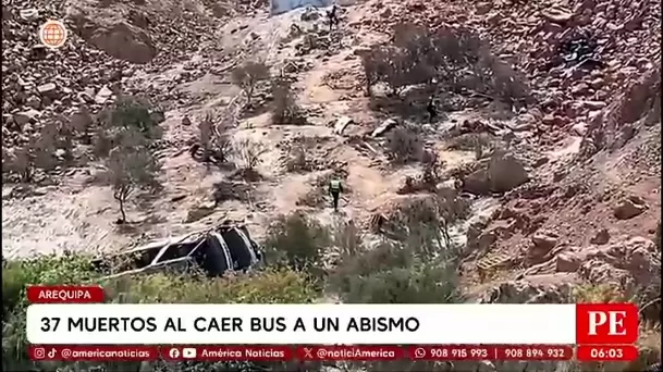 Arequipa: chofer que causó accidente con 37 muertos dio positivo al dosaje/ América Noticias Arequipa: chofer que causó accidente con 37 muertos dio positivo al dosaje/ América Noticias