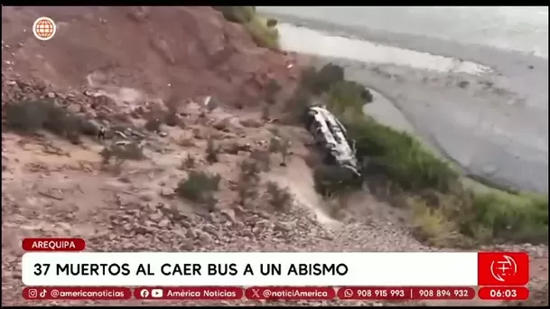Arequipa: chofer que causó accidente con 37 muertos dio positivo al dosaje/ América Noticias Arequipa: chofer que causó accidente con 37 muertos dio positivo al dosaje/ América Noticias