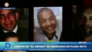 Chofer de “El Rápido” asesinado en plena ruta