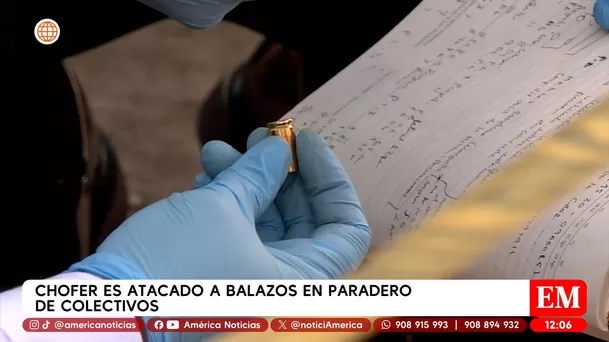 Chofer sobrevive a ataque a balazos en paradero de Pachacámac. Foto: América Noticias