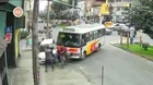 Chofer de transporte público murió tras intervención policial