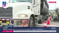 Choque cerró Vía de Evitamiento y causó tráfico de 10 kilómetros