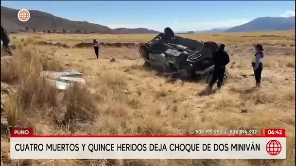Accidente en Puno deja cuatro muertos en carretera/ América Noticias Accidente en Puno deja cuatro muertos en carretera/ América Noticias