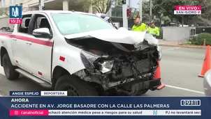 Accidente de tránsito en San Isidro deja tres heridos
