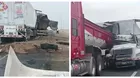 Choque de tráilers en Huacho deja un muerto y congestión vial