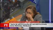 Ana María Choquehuanca. América Noticias