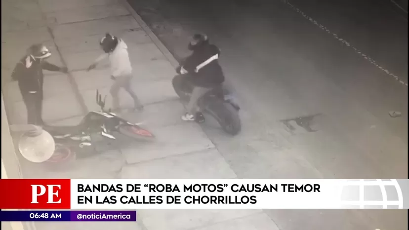 Chorrillos: banda de ‘roba motos’ causa temor en calles del distrito