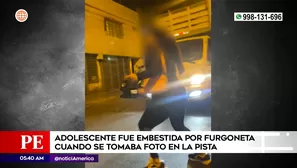 Adolescente atropellada en Chorrillos. Foto y video: América Noticias