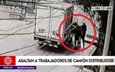 Chorrillos: asaltan a trabajadores de camión distribuidor - Noticias de nerea-godinez