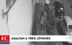 Asaltaron a tres jóvenes en Chorrillos - Noticias de chorrillos