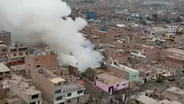 El brigadier mayor, Jaime Palacios, informó que el siniestro fue confinado. / Video: Canal N