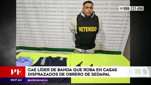 Banda robaba casas disfrazados de obreros de Sedapal. Foto y video: América Noticias