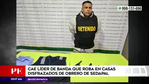 Banda robaba casas disfrazados de obreros de Sedapal. Foto y video: América Noticias