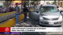 Policía detuvo a dos delincuentes. América Noticias