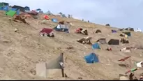 Terrenos frente a playa La Chira. Foto: captura de video Canal N.