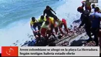 Hecho ocurrió en la playa La Herradura del distrito de Chorrillos. Foto: América Noticias