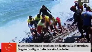 Hecho ocurrió en la playa La Herradura del distrito de Chorrillos. Foto: América Noticias