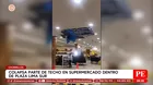 Chorrillos: Colapsa techo de supermercado Metro en Plaza Lima Sur
