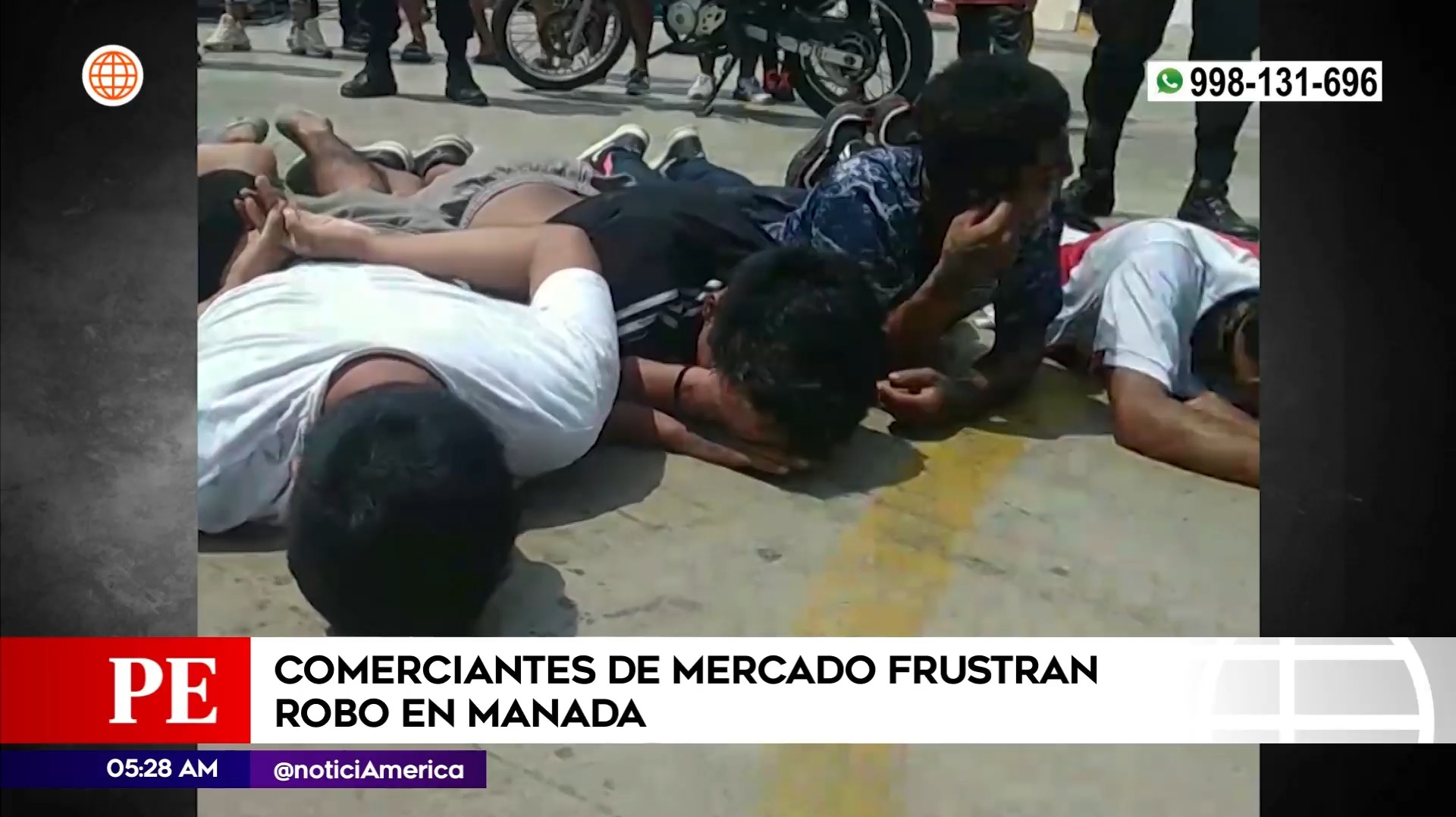 Intento de asalto en manada en Chorrillos. Foto: América Noticias