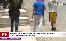 Chorrillos: Delincuente disparó a adolescente en la cabeza - Noticias de chorrillos