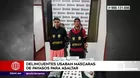 Chorrillos: Delincuentes usaban máscaras de payasos para asaltar