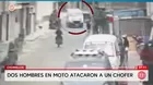 Chorrillos: disparan contra conductor de empresa San Juanito