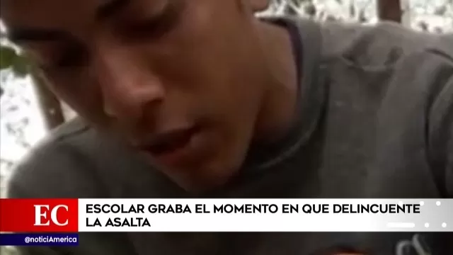 Imagen del agresor. Captura: América TV