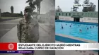 Chorrillos: Estudiante del Ejército murió mientras realizaba curso de natación