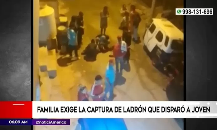 Chorrillos: familia exige la captura de ladrón que disparó a joven